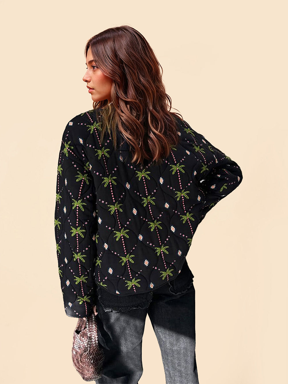 Unique Reversible Multi-Color Patchwork Oversized Kimono Jacket