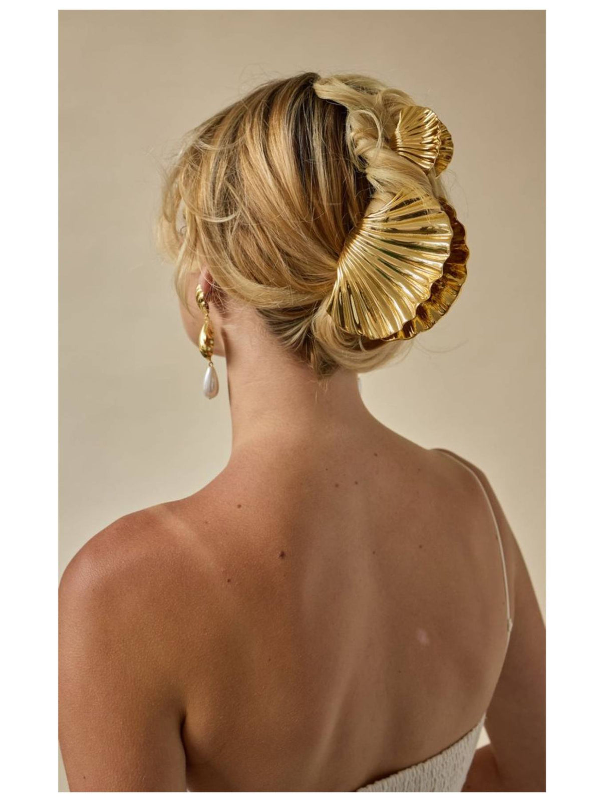 Metal Shell Hair Accessories Clip