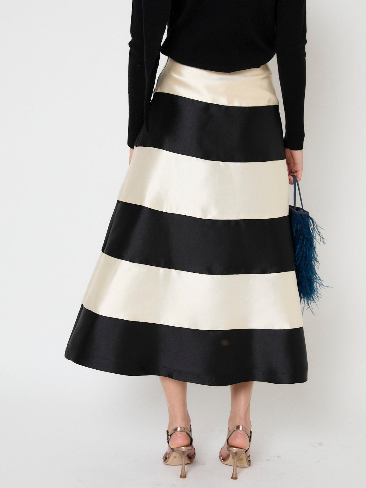 Abito elegante color block a due pezzi