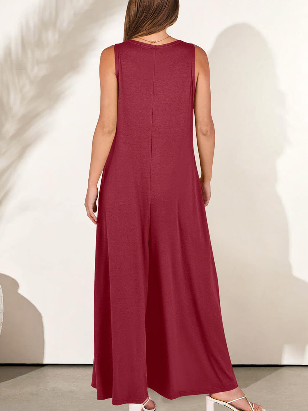 Frischer, lässiger, leichter Jumpsuit mit Taschen
