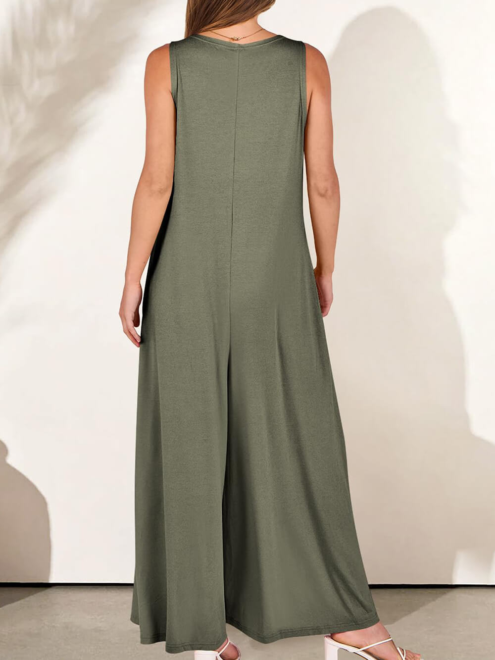 Frischer, lässiger, leichter Jumpsuit mit Taschen