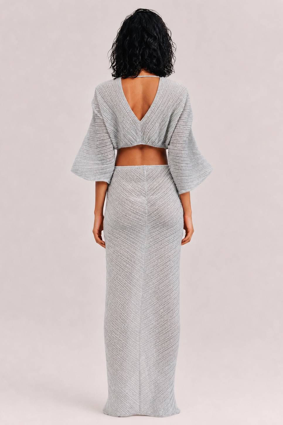Sexy Maxikleid mit Twist-Detail vorne und Cut-outs