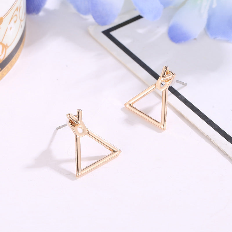 Pendientes de botón modernos y adorables, cuadrados y sin níquel