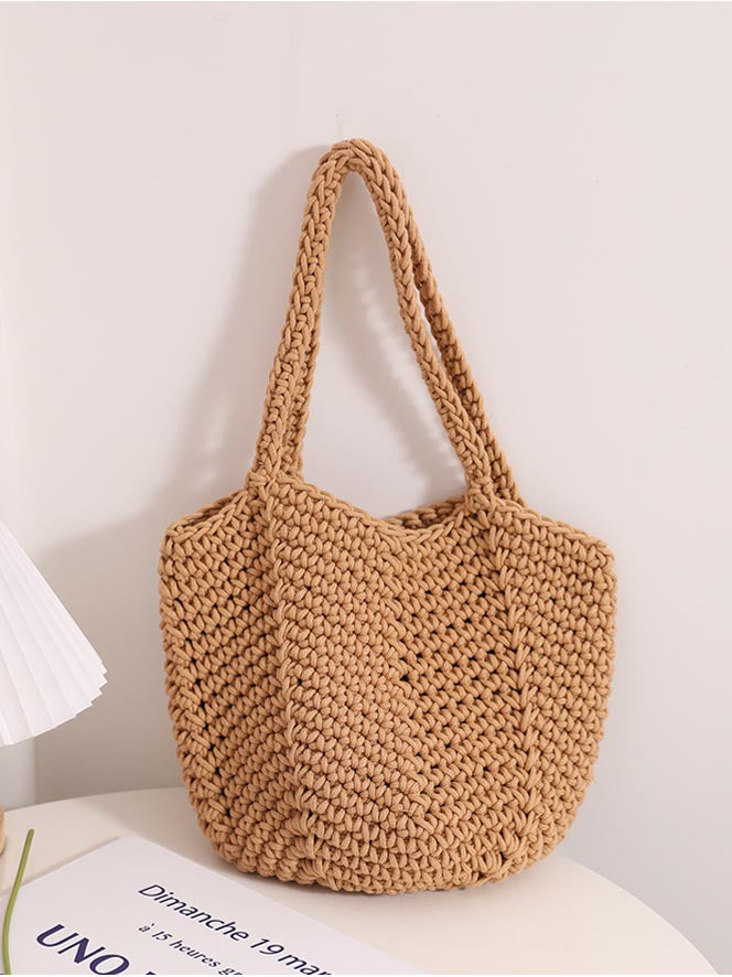 Gewebte Strandtasche für den Urlaub