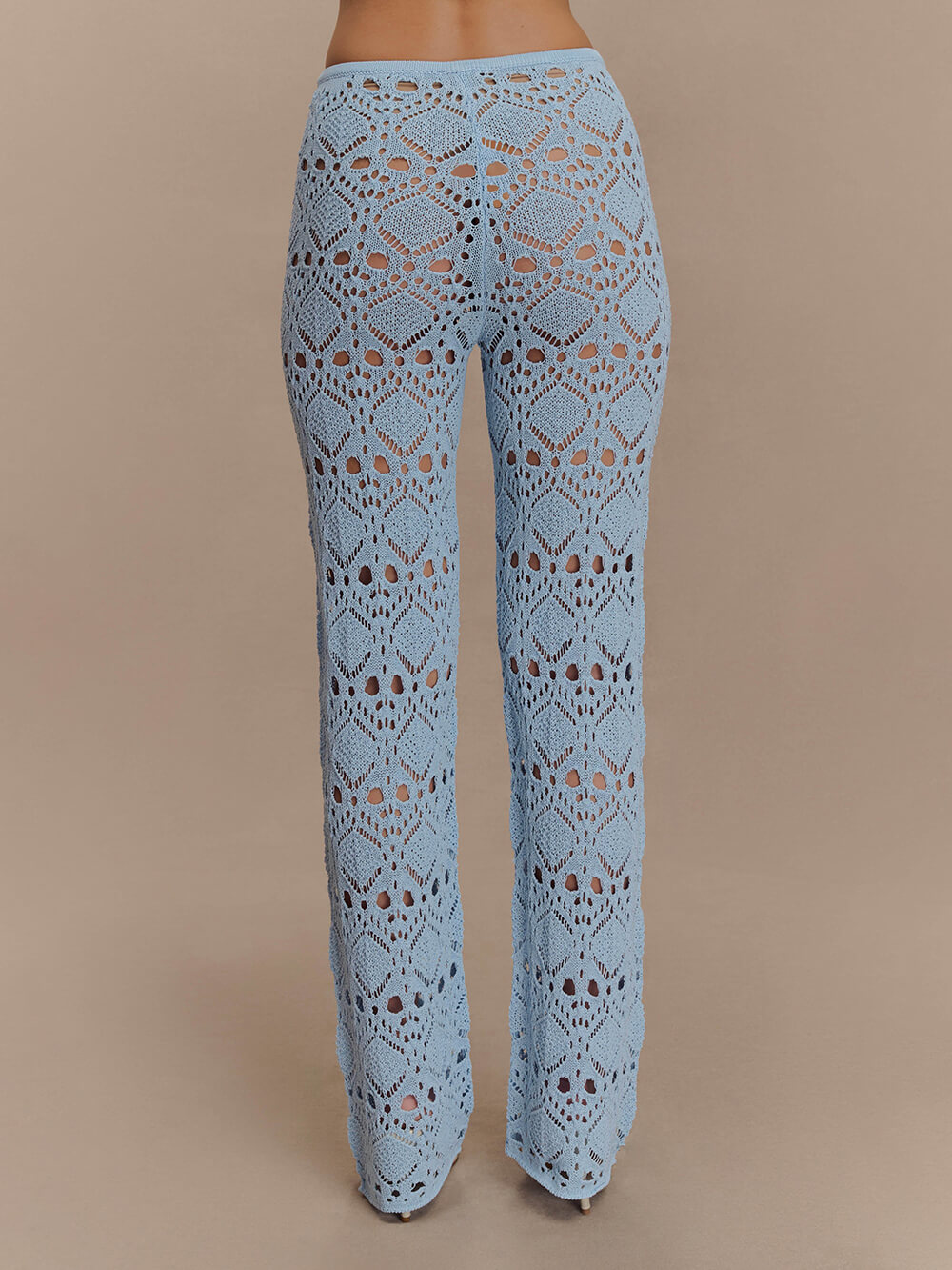 Elegant Crochet Knit Pants