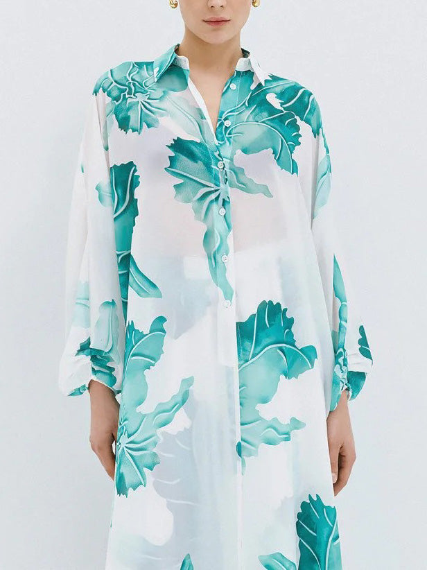 Conjunto elegante de dos piezas con estampado floral dorado