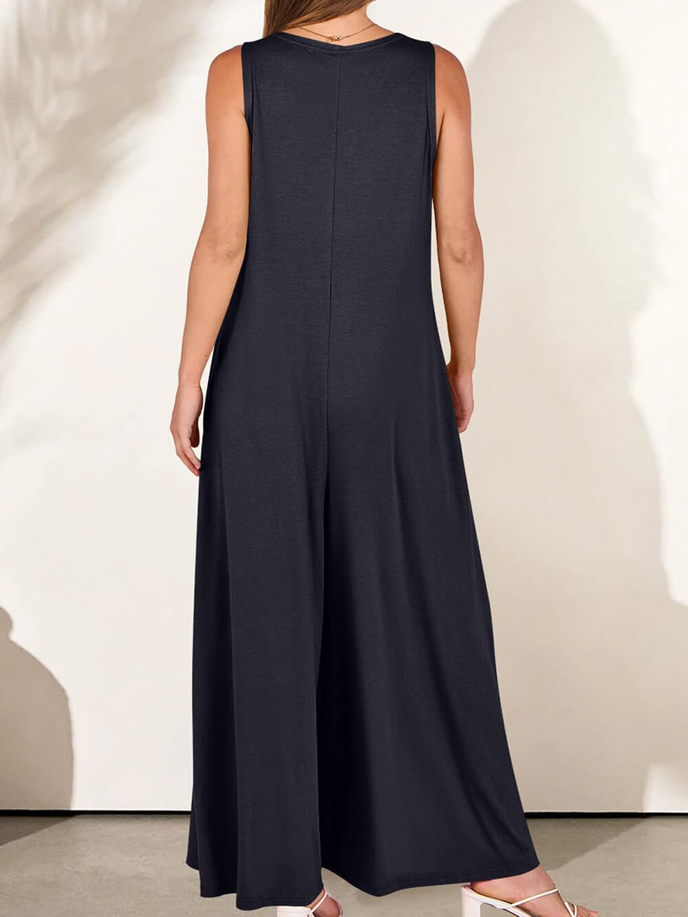 Frischer, lässiger, leichter Jumpsuit mit Taschen