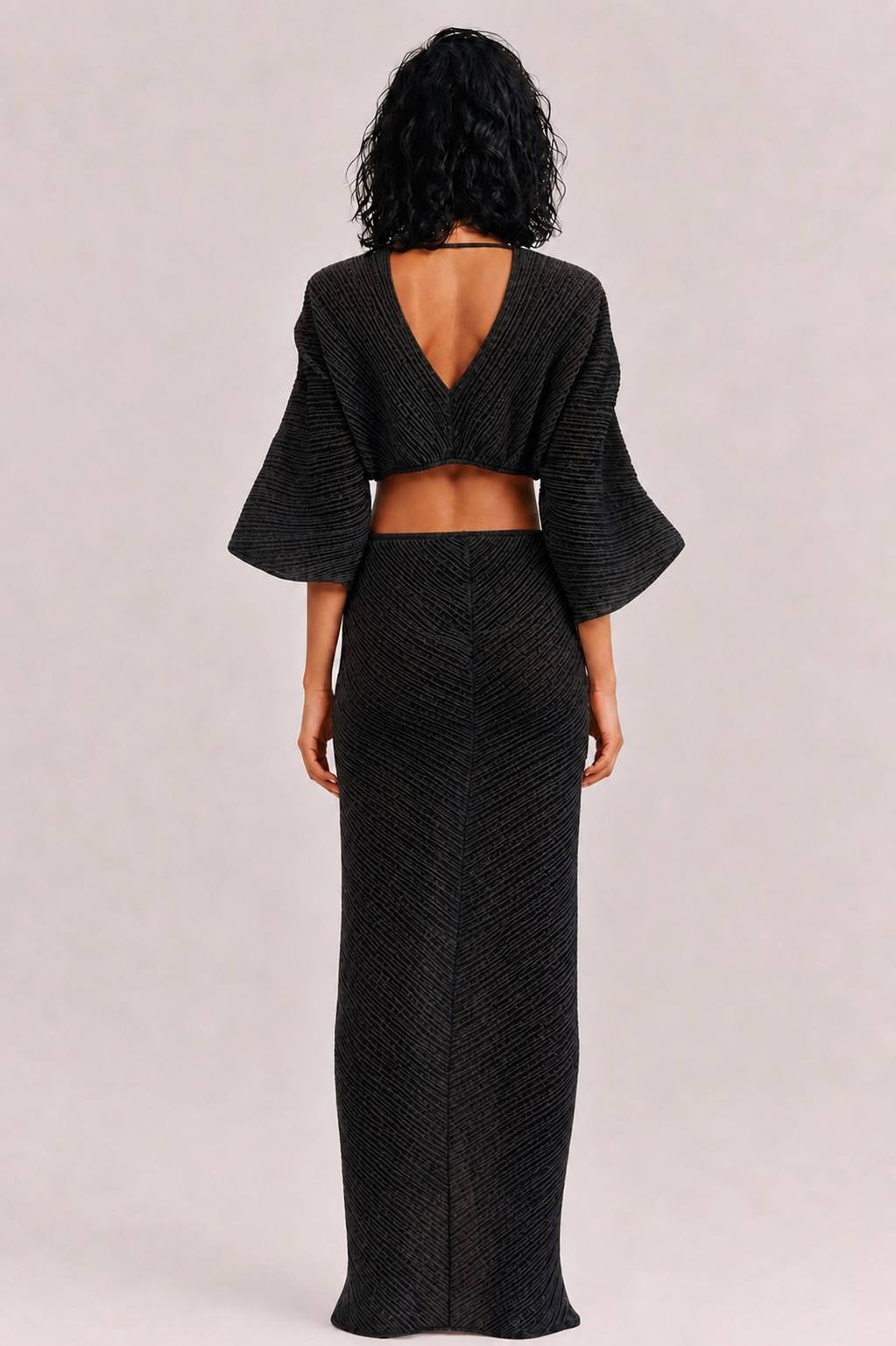 Sexy Maxikleid mit Twist-Detail vorne und Cut-outs