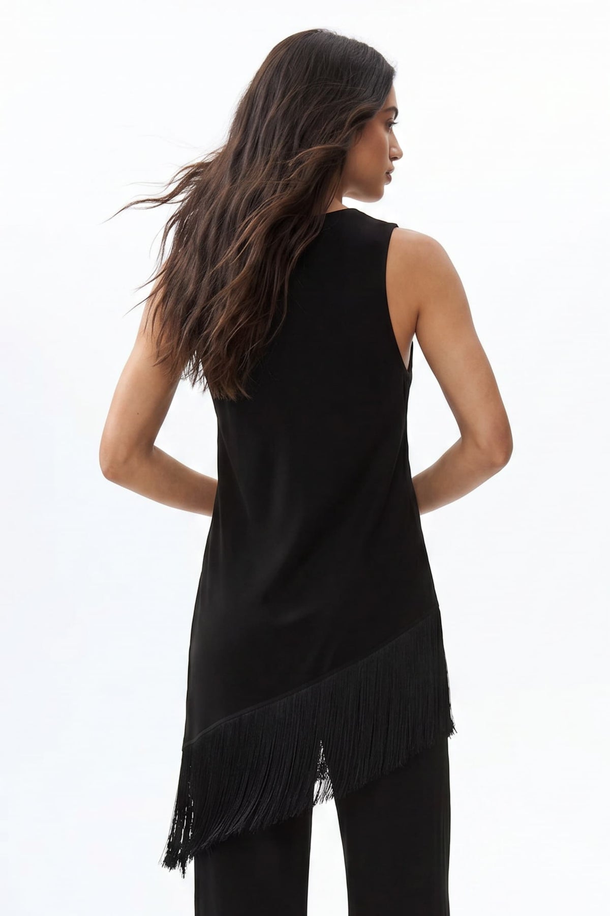 Set aus Oberteil mit Quastendesign und Hose mit weitem Bein