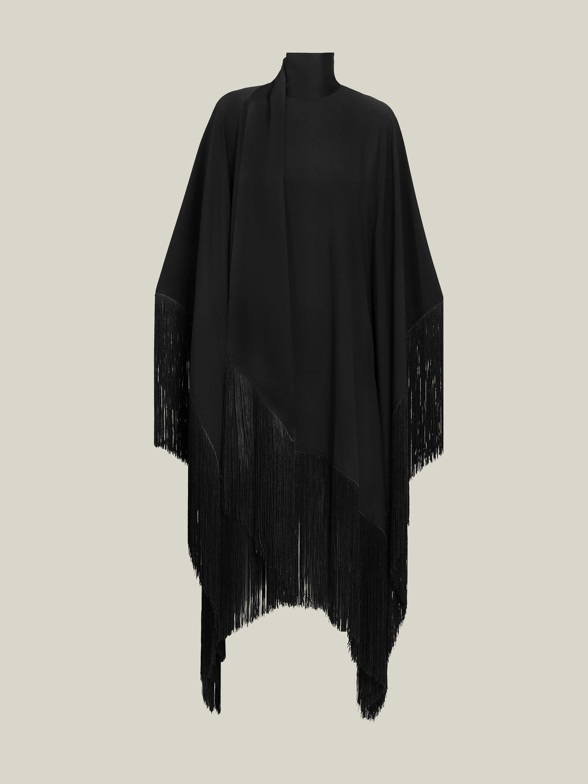 Elegantes Fransencape-Minikleid