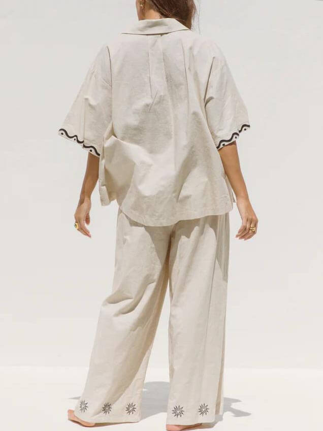 Camisa holgada extragrande con estampado Sunshine