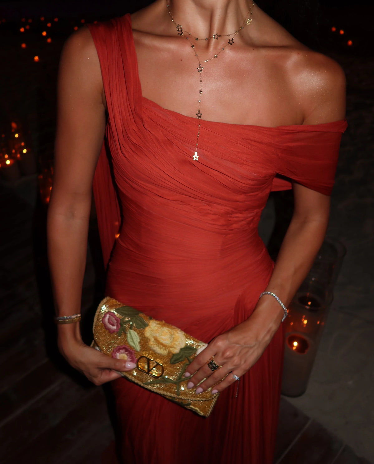 One Shoulder Ruched Chiffon Maxi Dress Elegant Evening Party Gown
